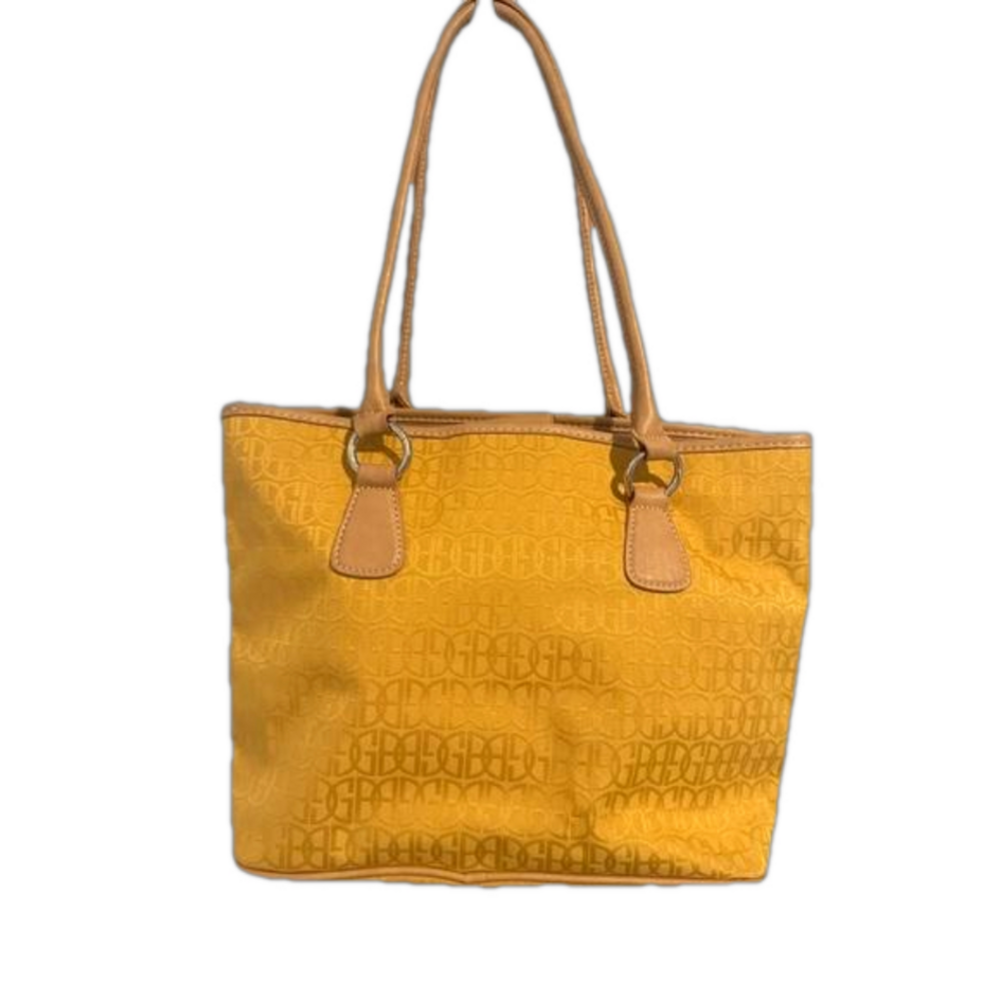 GIANI BERNINI Gold Jacquard Fabric Annabelle Tote
